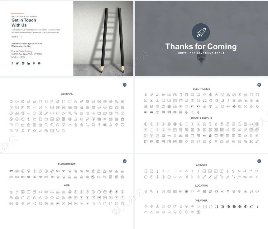 商务北欧风公司简介项目策划商业计划书PPT模板
