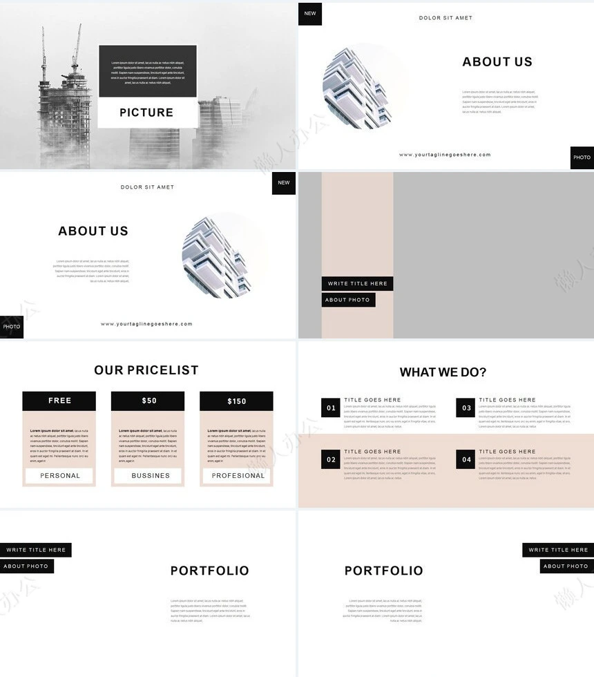 炫酷北欧风高端品牌宣传项目策划PPT模板