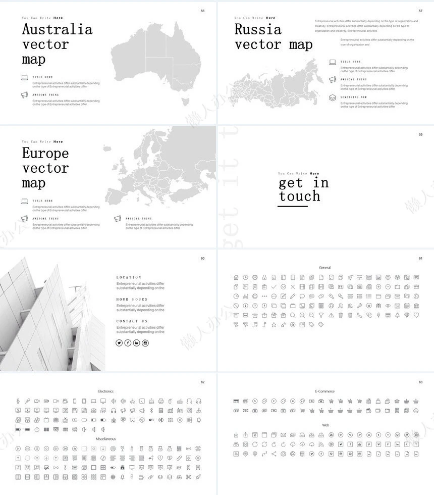 高端北欧风家居设计通用PPT模板