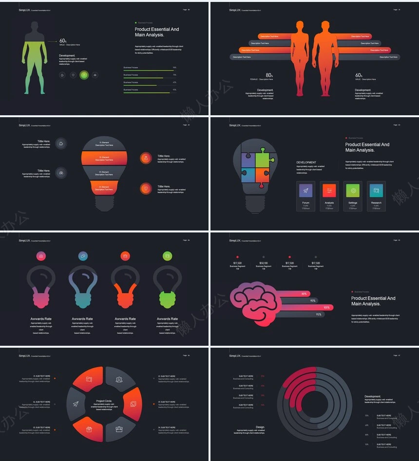 高端品牌宣传北欧风表格数据商业计划书产品发布PPT模板