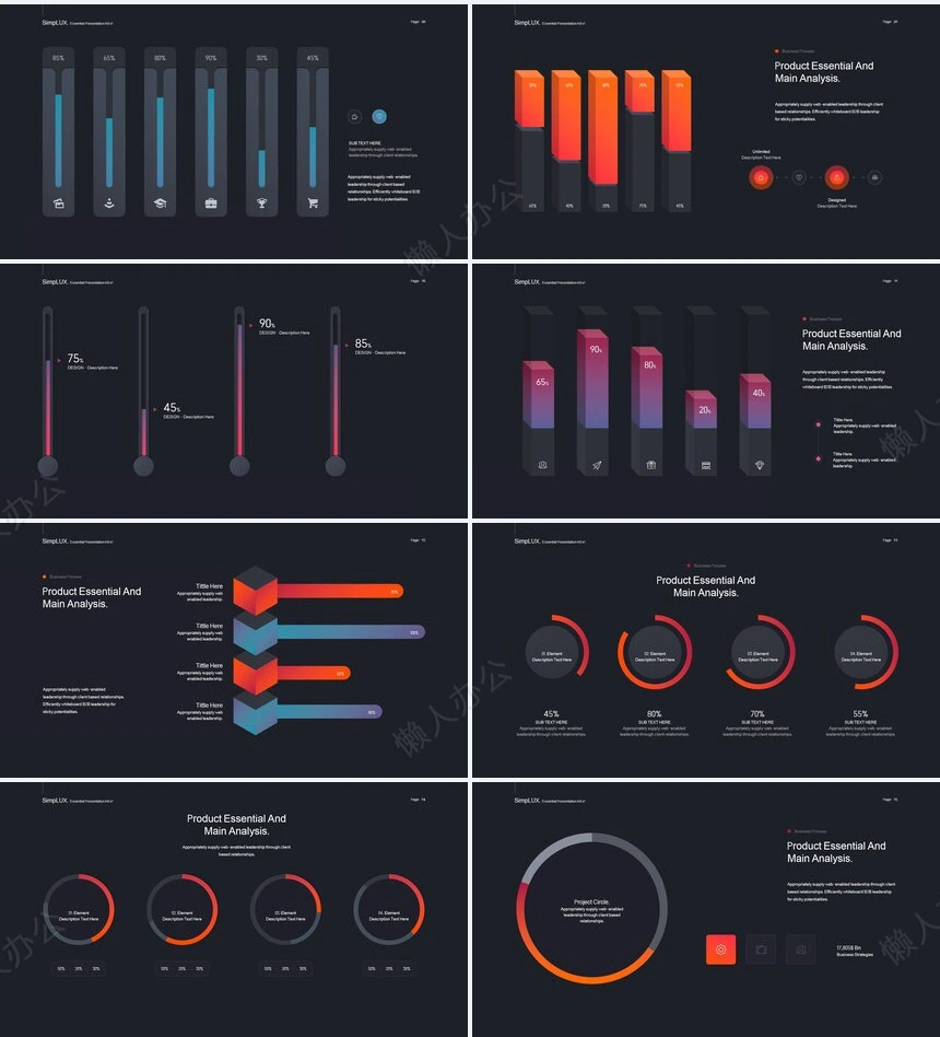 高端品牌宣传北欧风表格数据商业计划书产品发布PPT模板