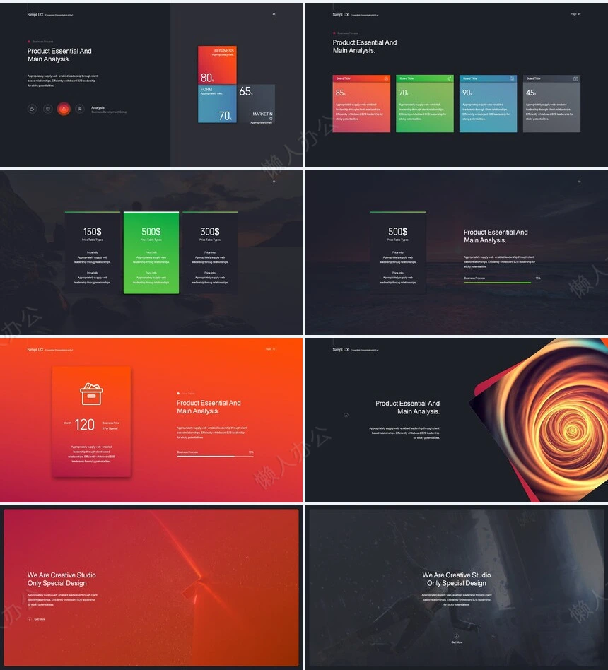 高端品牌宣传北欧风表格数据商业计划书产品发布PPT模板