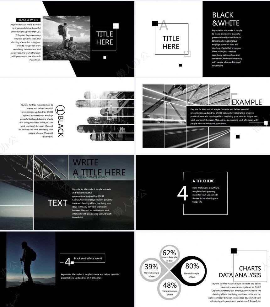 黑色系北欧风品牌宣传产品计划书PPT模板