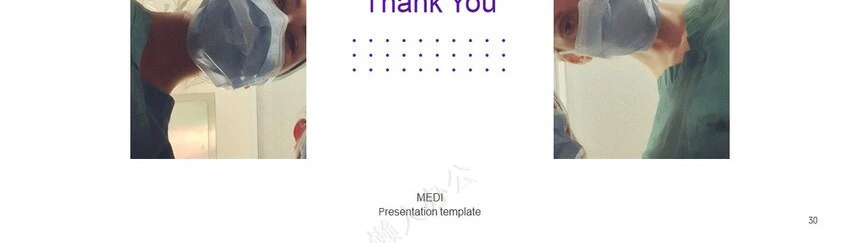 商务欧美风医疗类通用PPT模板