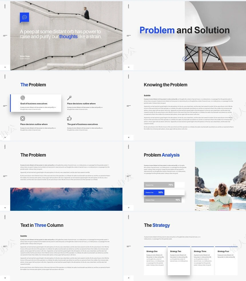 商务欧美风简约大气产品发布商业计划书PPT模板