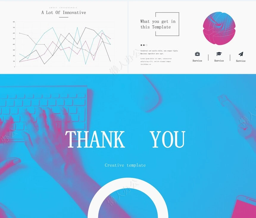 欧美时尚风高端品牌宣传PPT模板