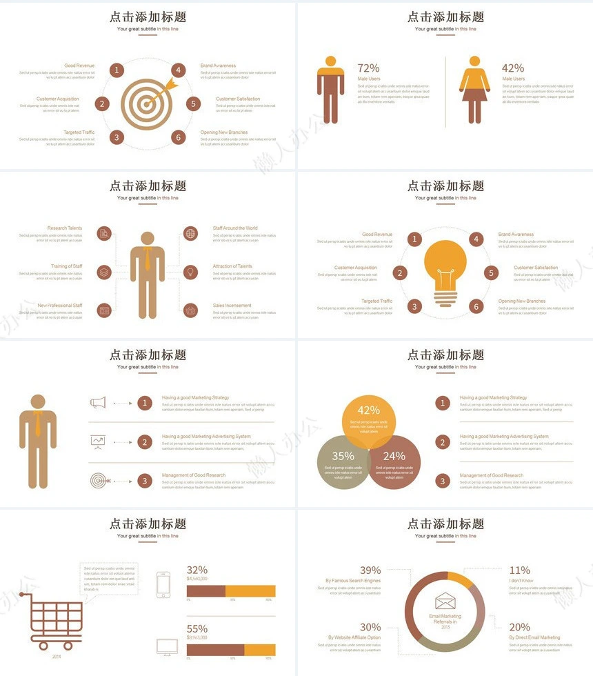 简约姜黄色系欧美风空间艺术设计商业计划书PPT模板