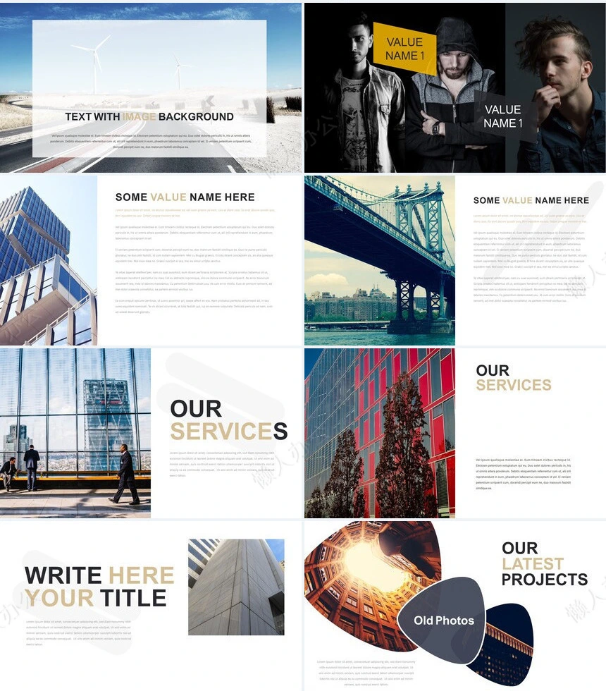 简约欧美风CEO介绍产品发布会公司简介PPT模板