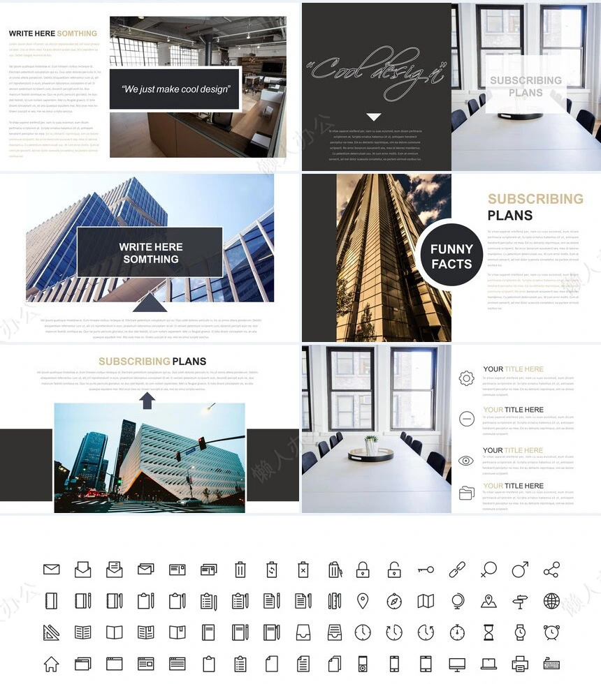 简约欧美风CEO介绍产品发布会公司简介PPT模板