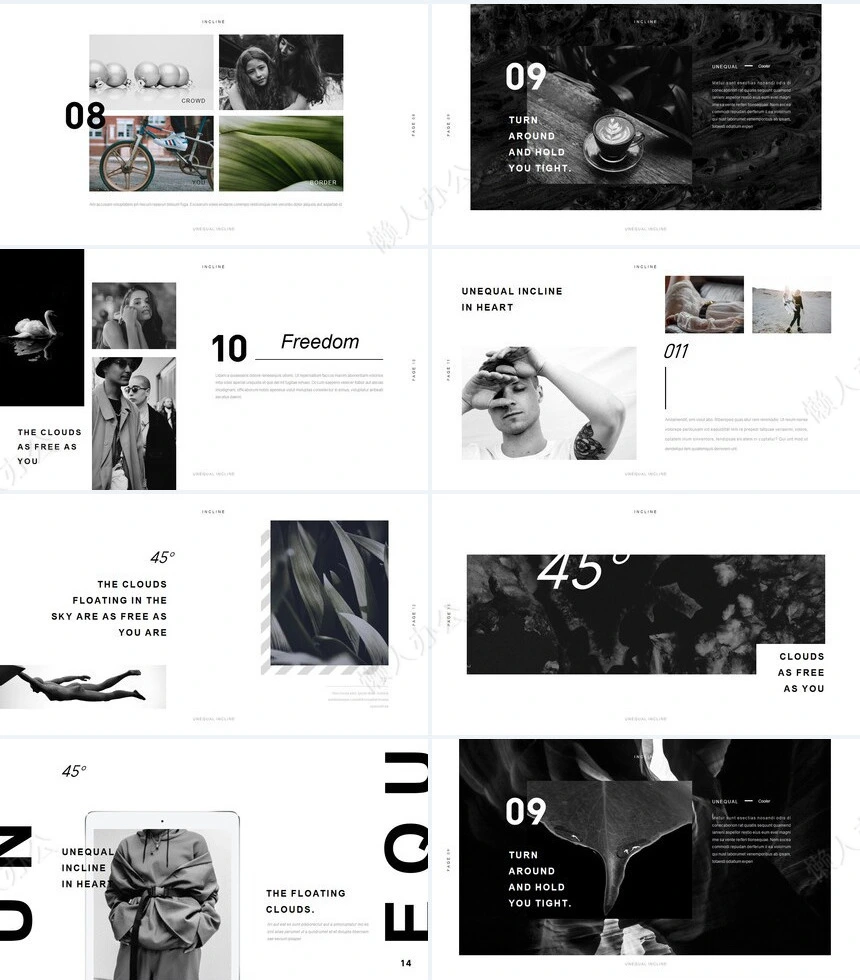 艺术风影视摄影通用PPT模板