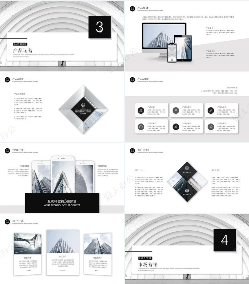 创意高端设计时尚高端商务宣传策划PPT