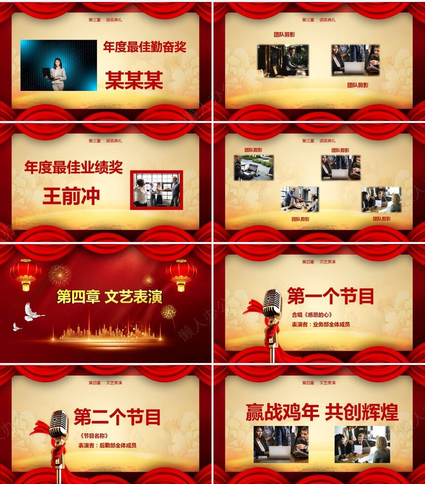 新年快乐2023年公司年会总结暨颁奖典礼