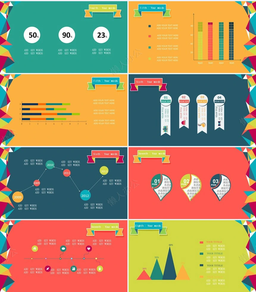 复古潮流PPT模板