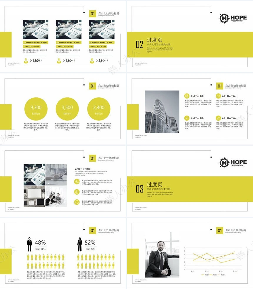 精美大气动态PPT最新工作汇报通用PPT模板