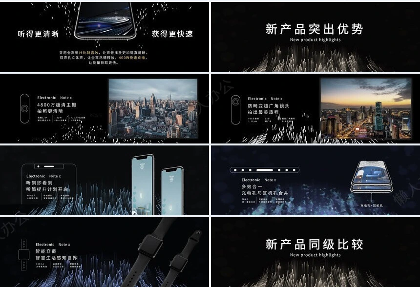 不顾一切的热爱产品发布通用PPT模板