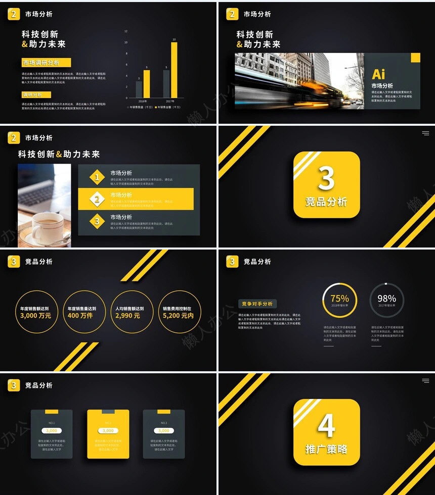 产品发布商业计划书工作总结通用PPT模板