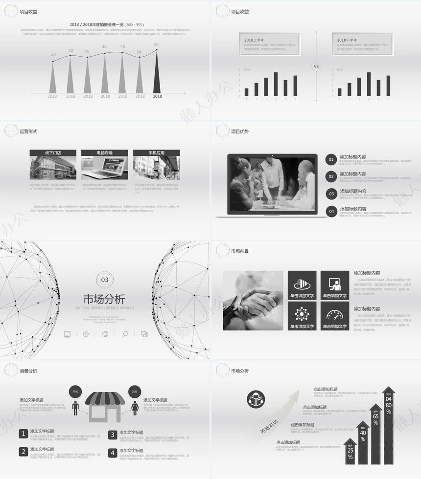 部门培训商务报告项目展示商务展示通用PPT模板