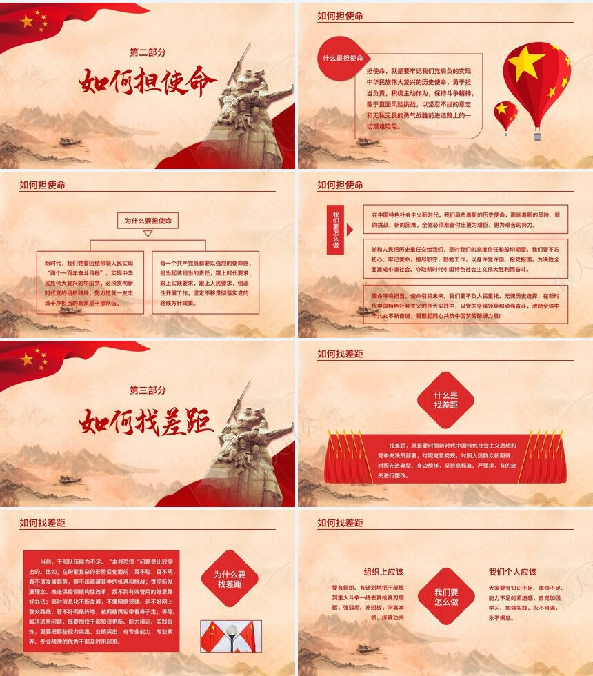 20XX年党政教育主题党课通用PPT模板