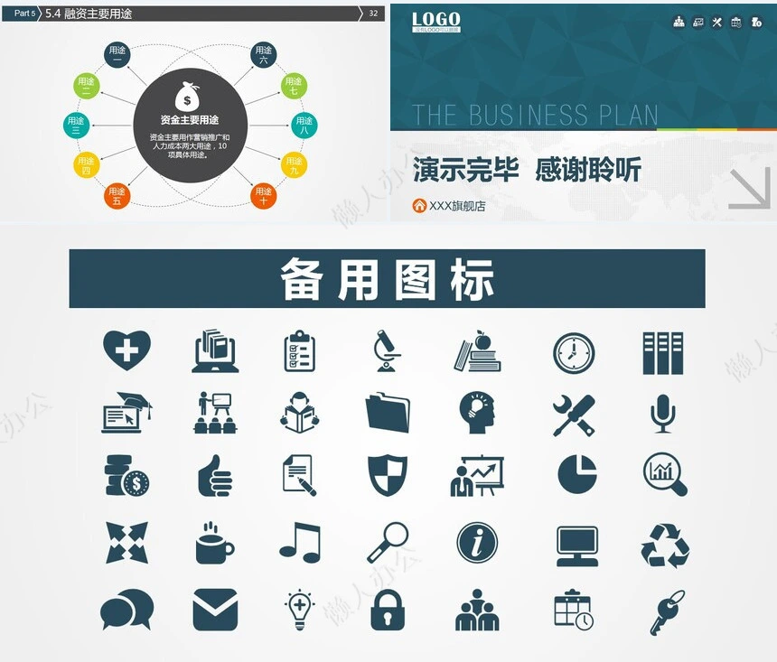 创业商业计划书通用PPT模板(2)