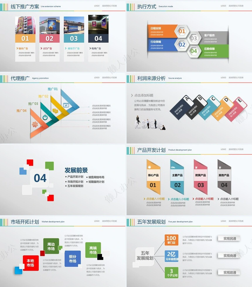 创业融资计划书通用PPT模板适用创业融资投资合作公司展示企业宣传