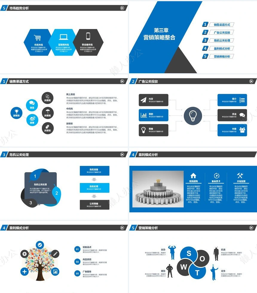 通用商业计划书通用PPT模板招商融资项目推广项目介绍PPT模板