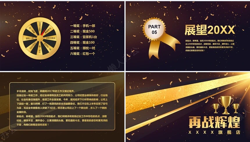 2023企业颁奖晚会PPT模板