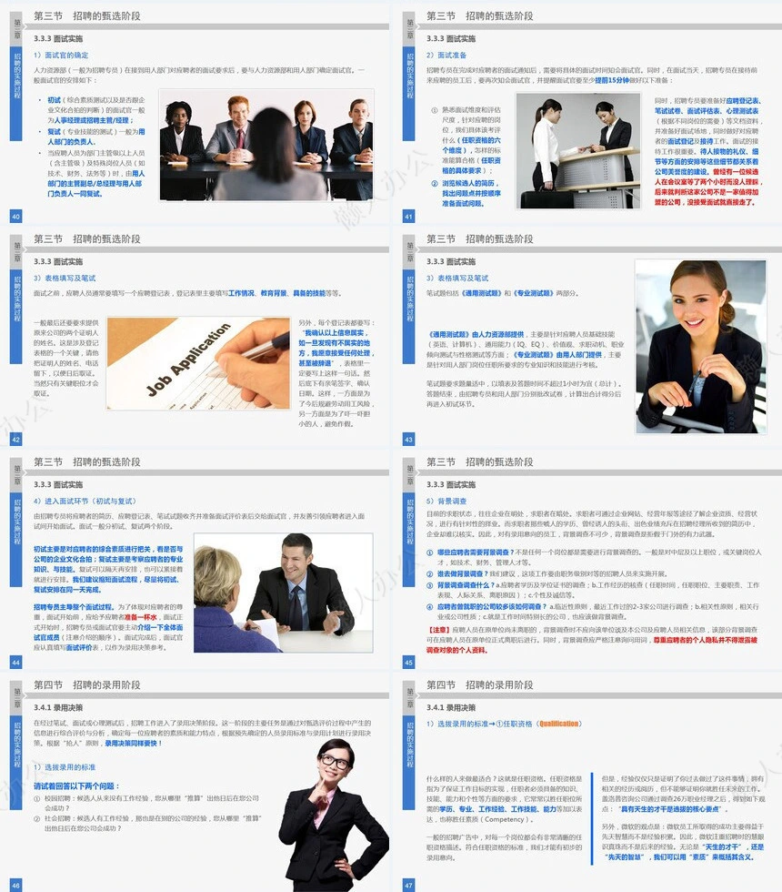 人力资源部员工招聘实务通用PPT模板