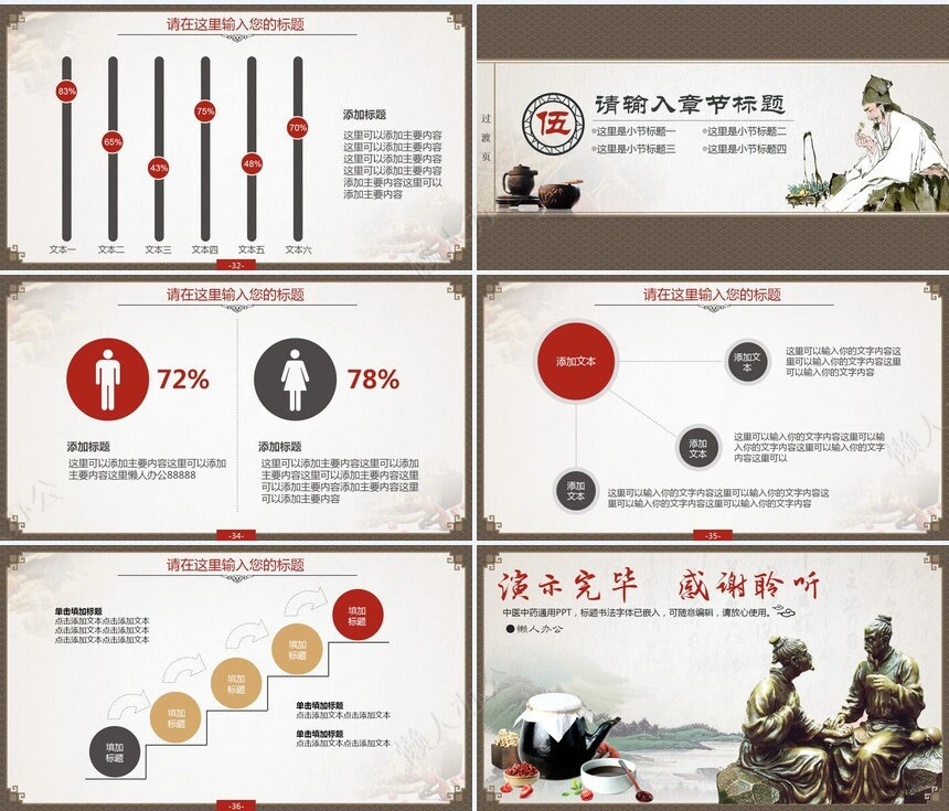 中医中药通用PPT模板