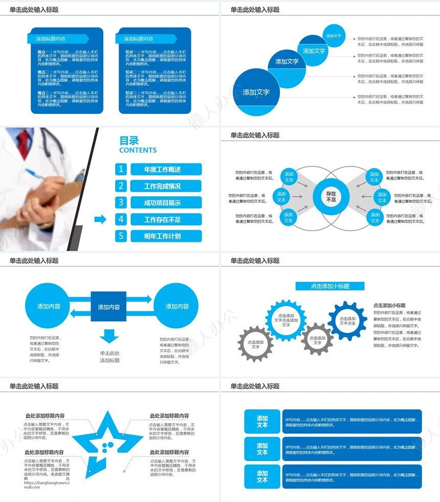 医学医疗动态医疗汇报PPT模板