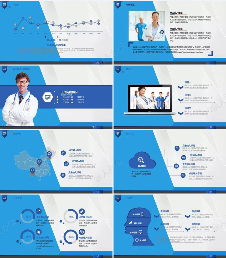 医疗医学模板年度季度工作报告