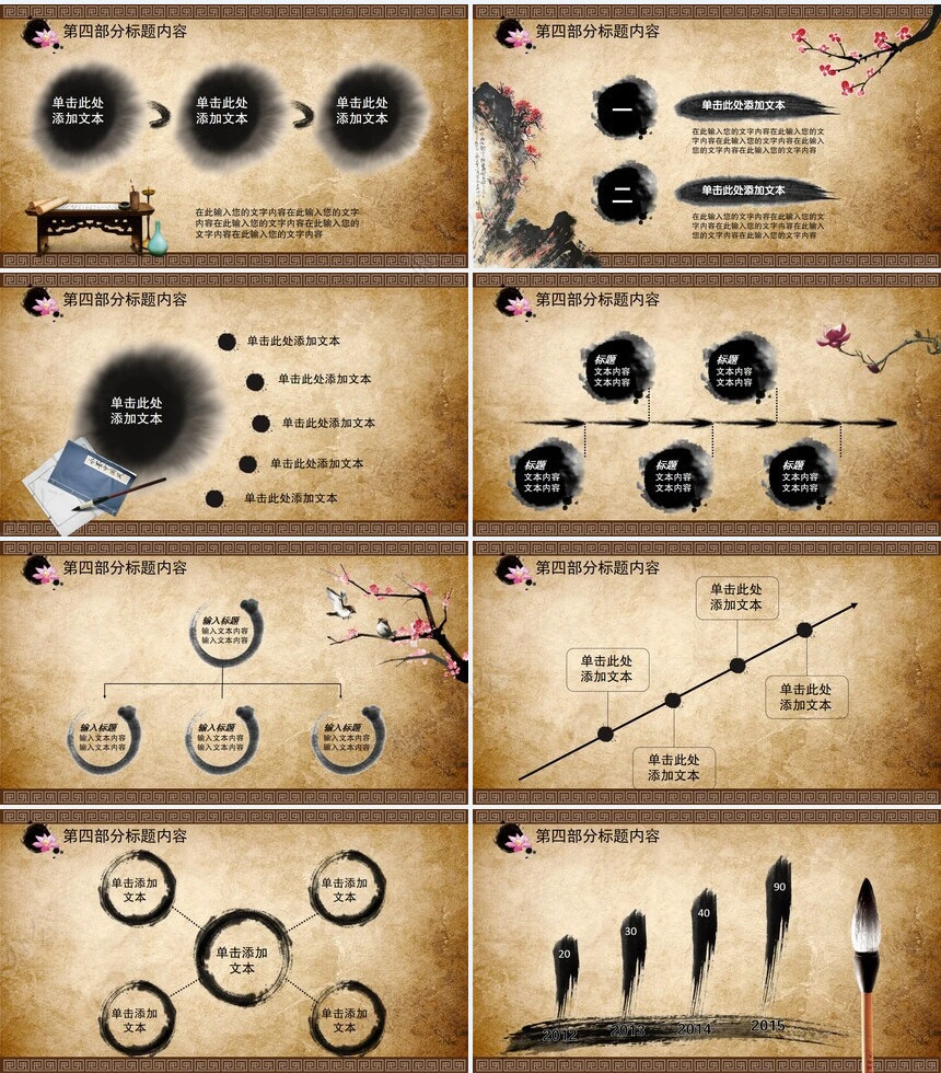 传统医学论文报告演讲会议课件汇报通用PPT模板