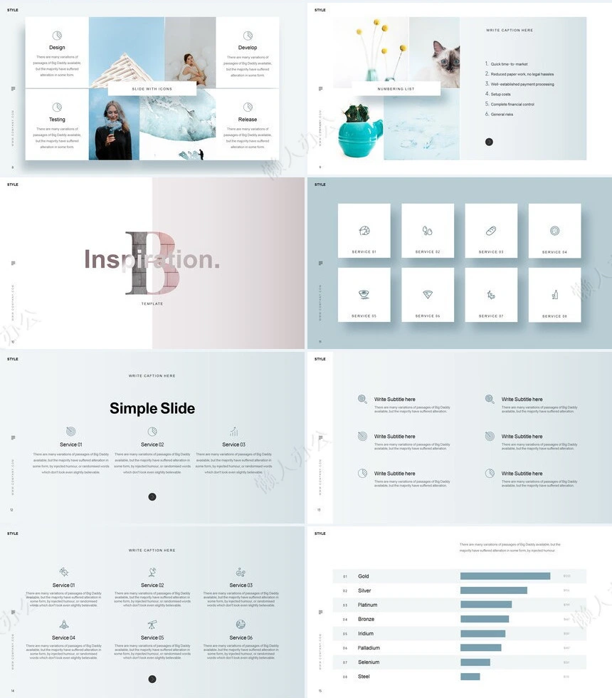 创新悬浮欧美时尚风电子产品简介通用PPT模板