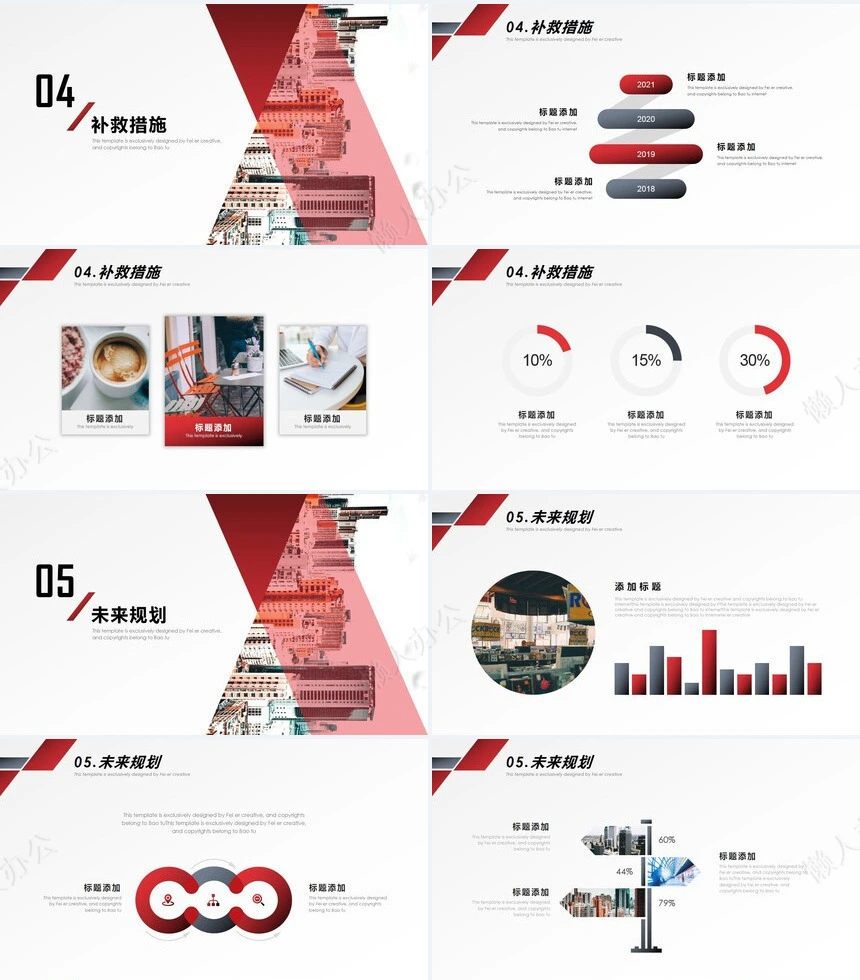 销售部年终述职通用PPT模板