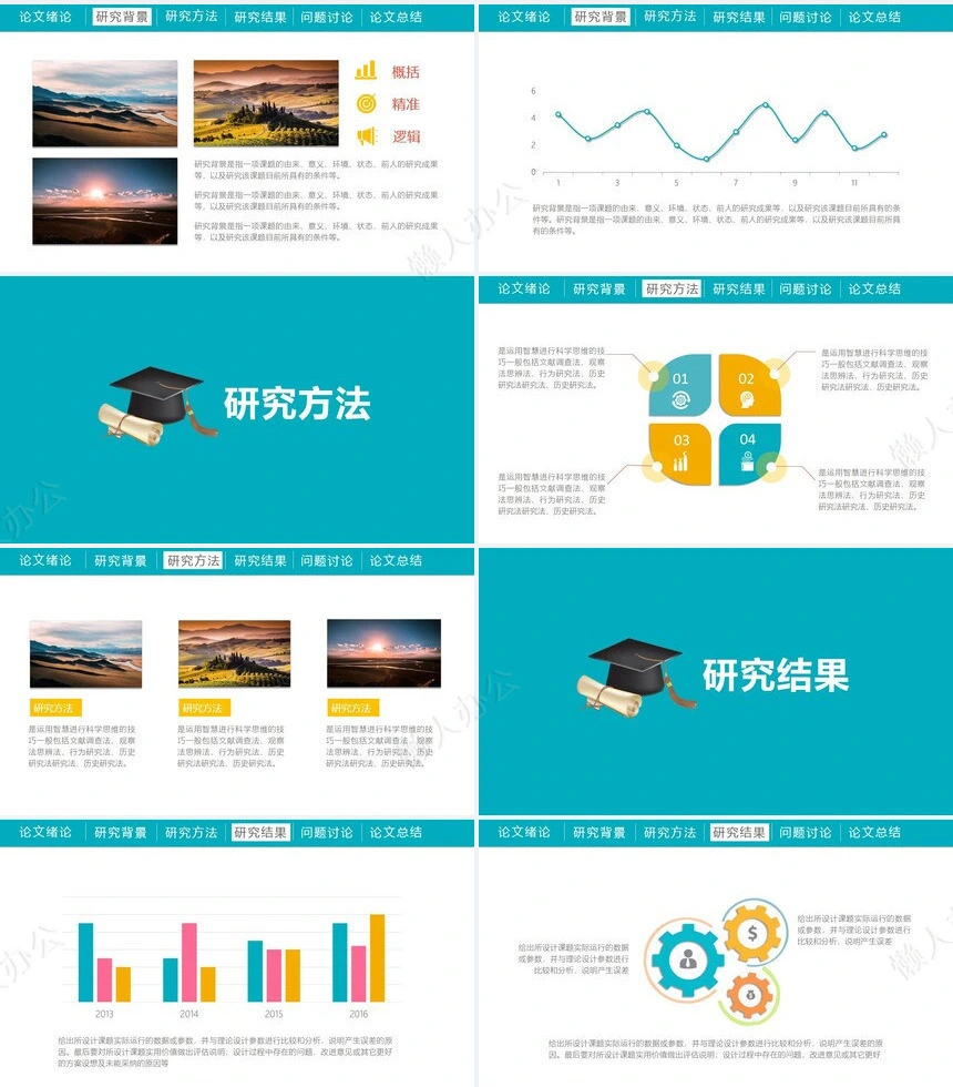 毕业答辩PPT模板(3)