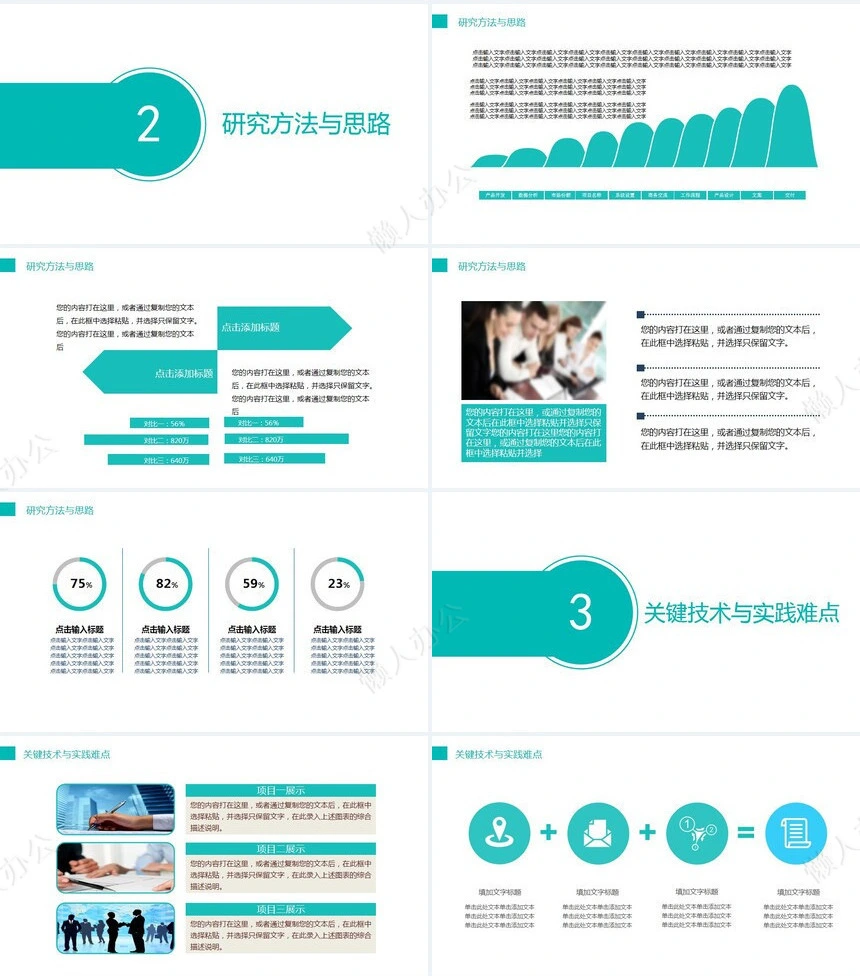 毕业论文答辩PPT模板(4)