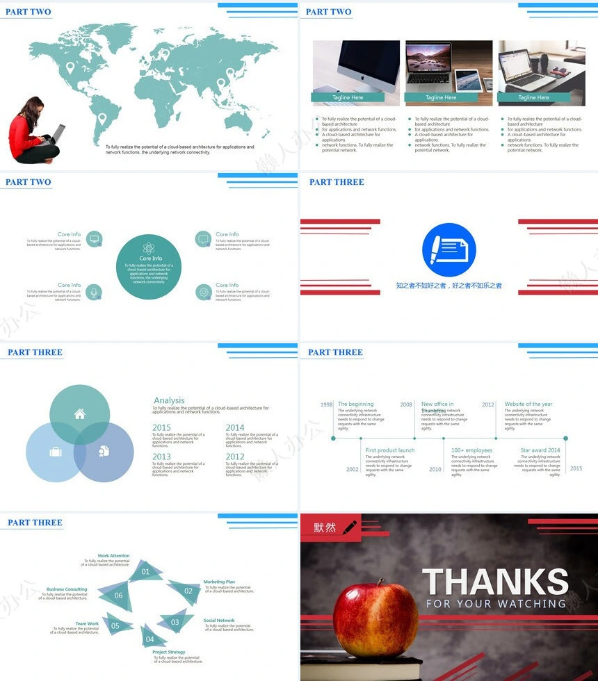 毕业论文答辩、开题报告模版