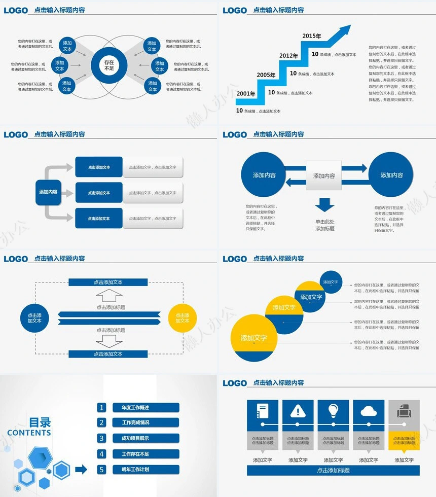 工作汇报年终总结PPT模板年终总结新年计划述职报告工作汇报通用PPT