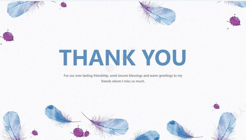 淡雅文艺商务通用PPT模板