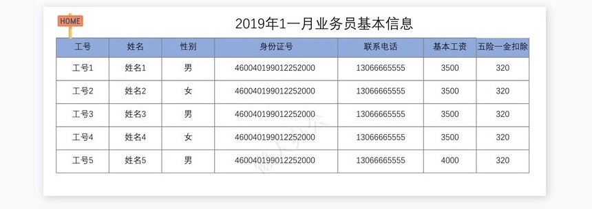 2023年业务员工资管理系统