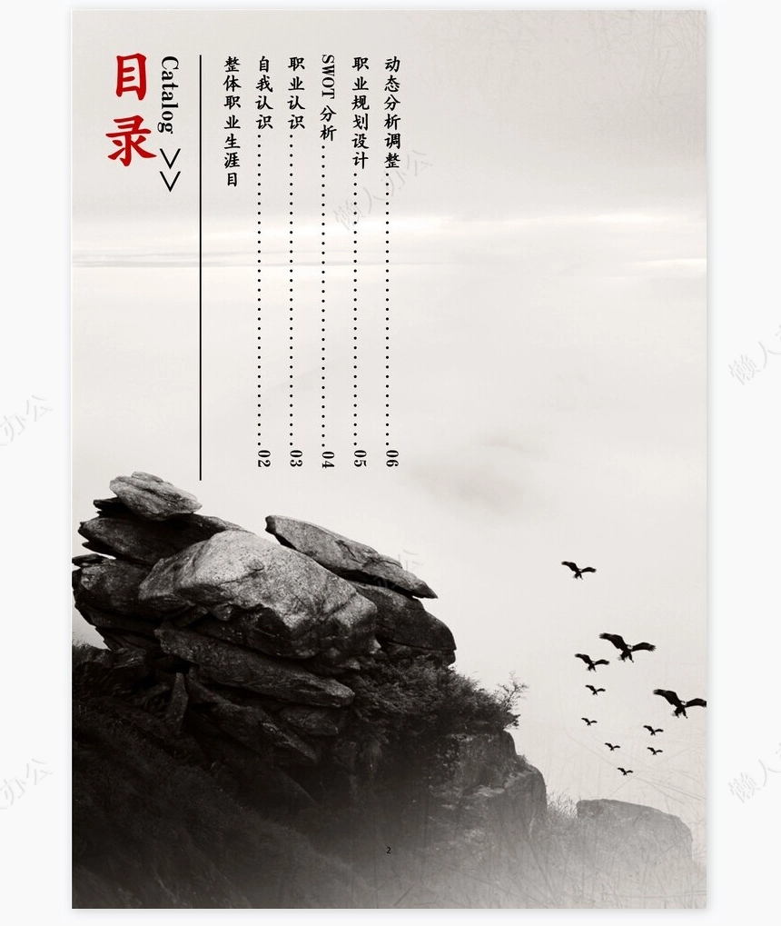 职业规划WORD模板(1)