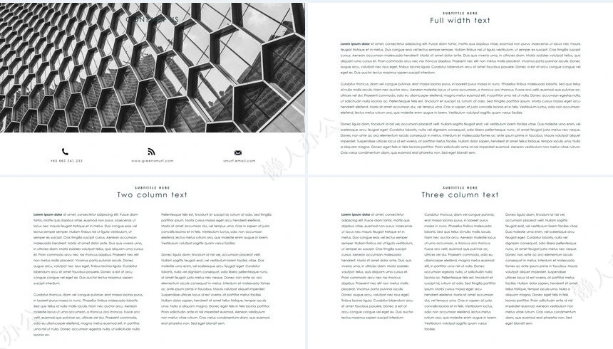 时尚水彩风格通用PPT模板(117)