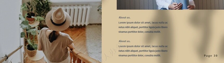 莫兰迪风格通用PPT模板(40)