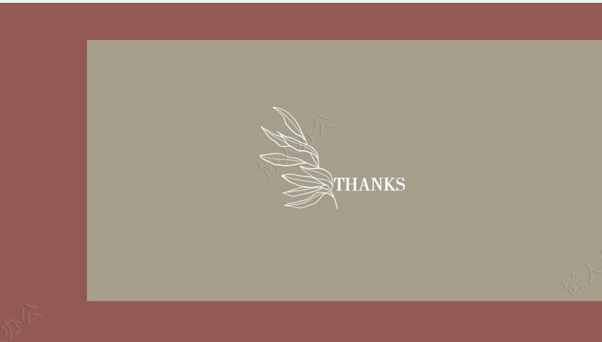 莫兰迪风格通用PPT模板(5)