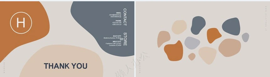 莫兰迪风格通用PPT模板(59)