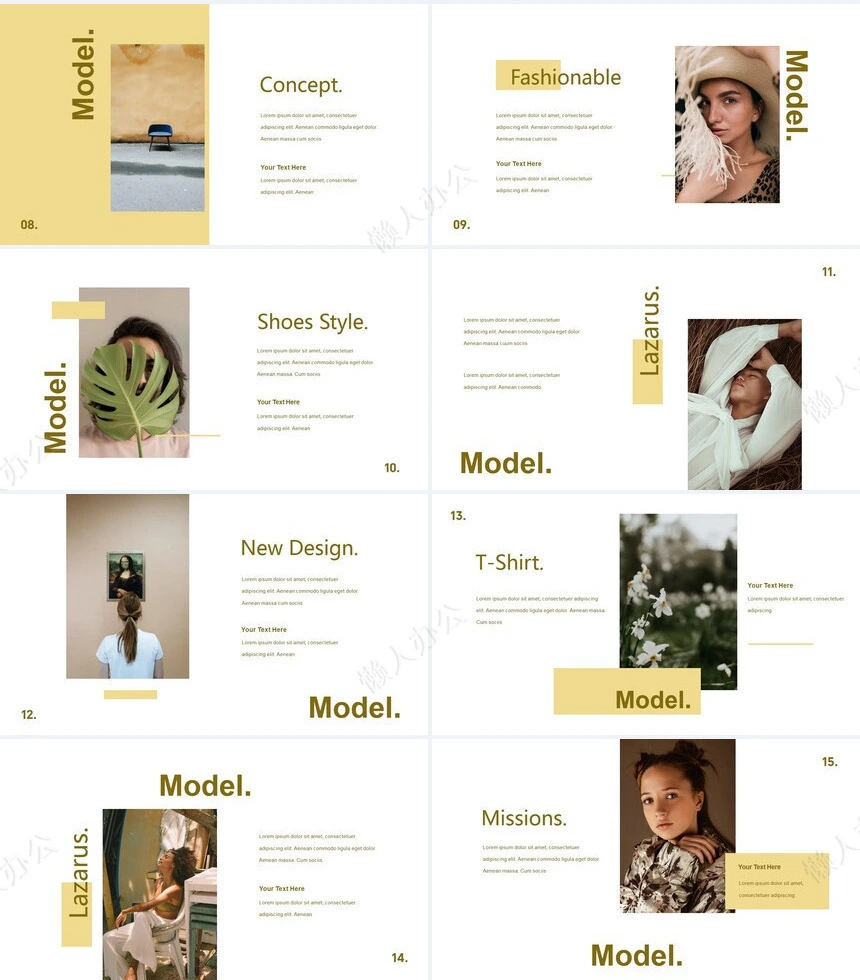 莫兰迪风格通用PPT模板(68)