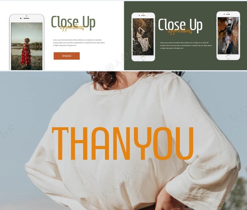 莫兰迪风格通用PPT模板(77)