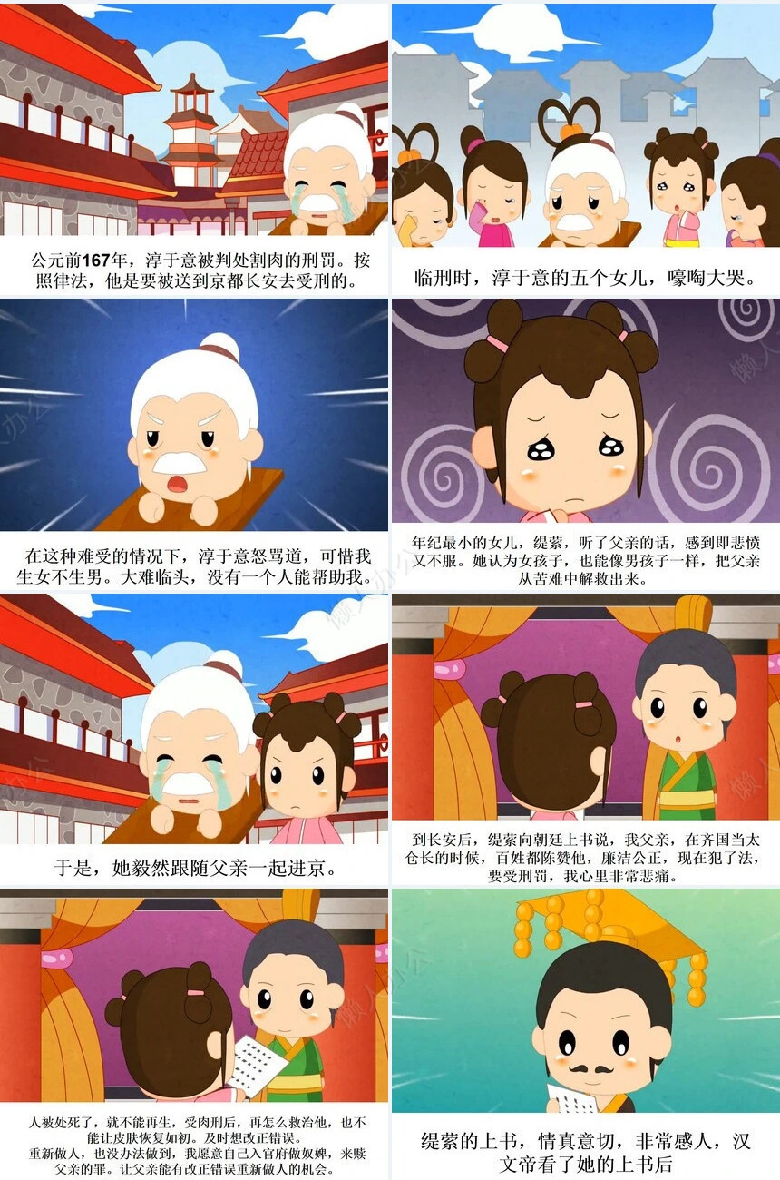 改过自新成语故事PPT模板