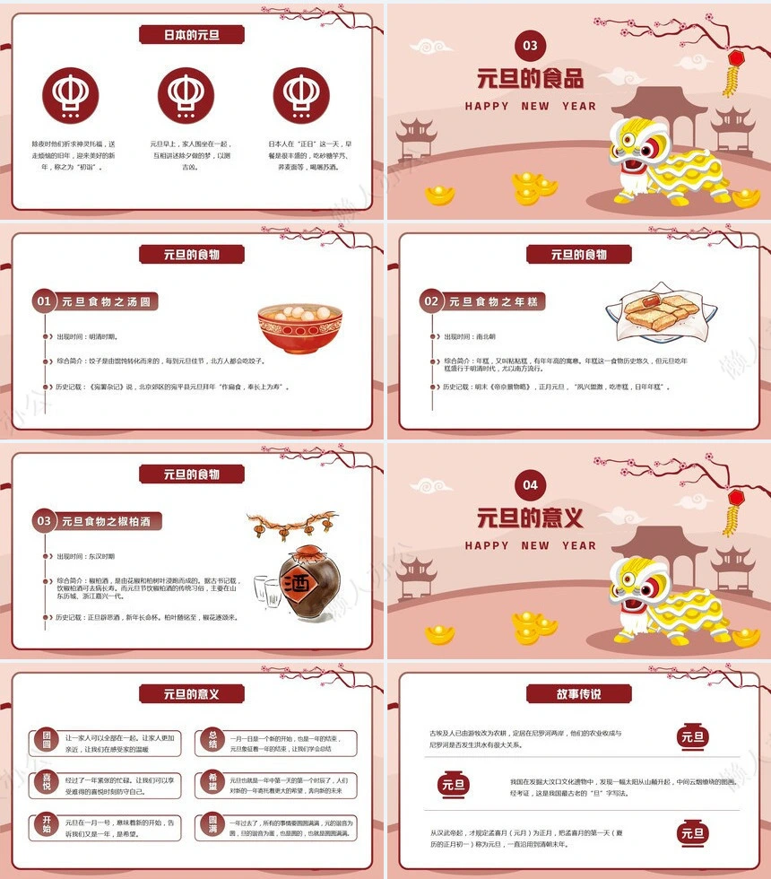 年终总结新年计划述职报告通用PPT模板(19)