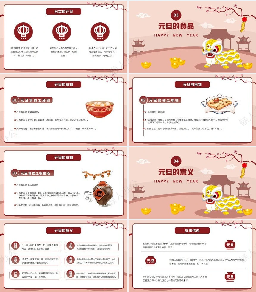 年终总结新年计划述职报告通用PPT模板(22)