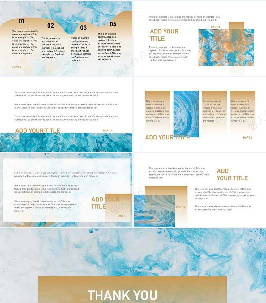 文艺范PPT模板(19)